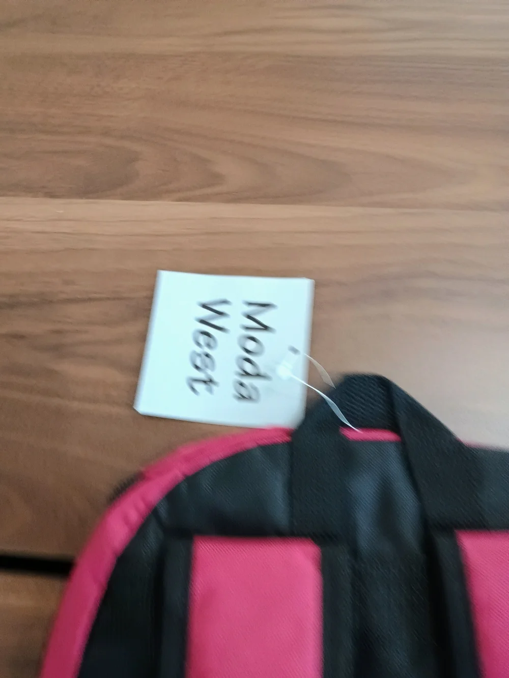 Classic Solid Burgundy Backpack - Picture 4 of 4